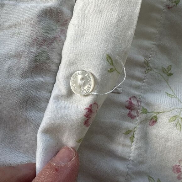 Schweitzer Linens Hemstitch Standard Pillowcase Sham Pink Hem Embroidery Italy - Picture 16 of 16